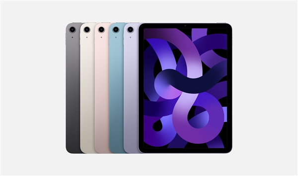首次升級自研M1芯片！iPad Air 5今日開啟預(yù)定：4399元起