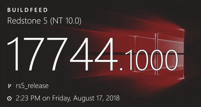 使用Timeline時應(yīng)用崩潰可修復(fù)，Windows 10 Build 17744發(fā)布