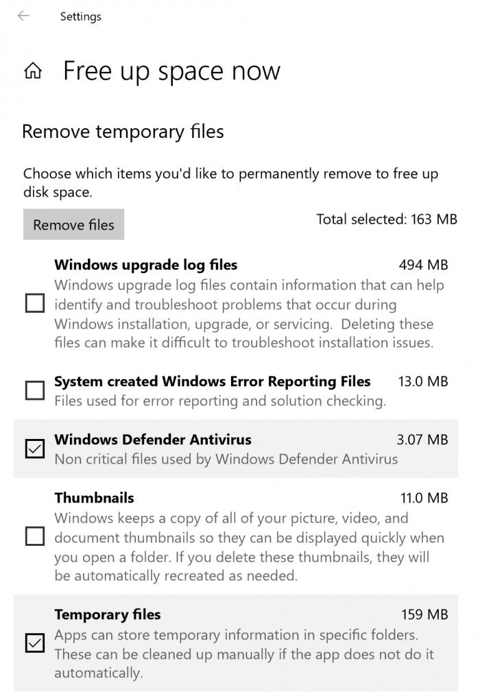 Windows 10 Build 17758發(fā)布：強(qiáng)化存儲感知功能