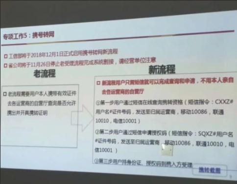 12月1日，工信部正式啟用攜號轉網(wǎng)新流程，超便捷
