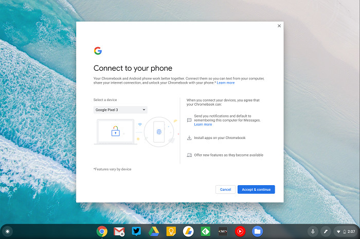 Chrome OS 71正式發(fā)布，帶來更好Android協(xié)作功能